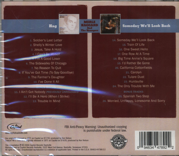 Hag - Someday We'll Look Back (CD)