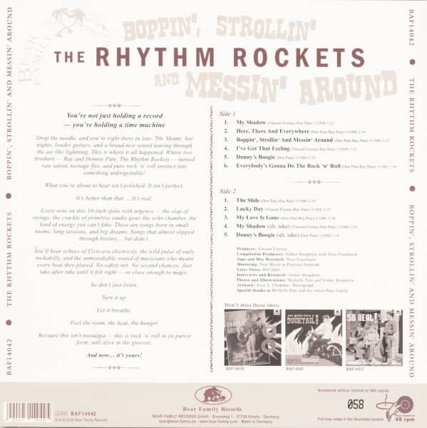 Boppin', Strollin' And Messin' Around (LP, 10inch, 45rpm, Ltd.)