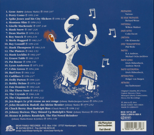 Rudolph, The Red-Nosed Reindeer (CD)