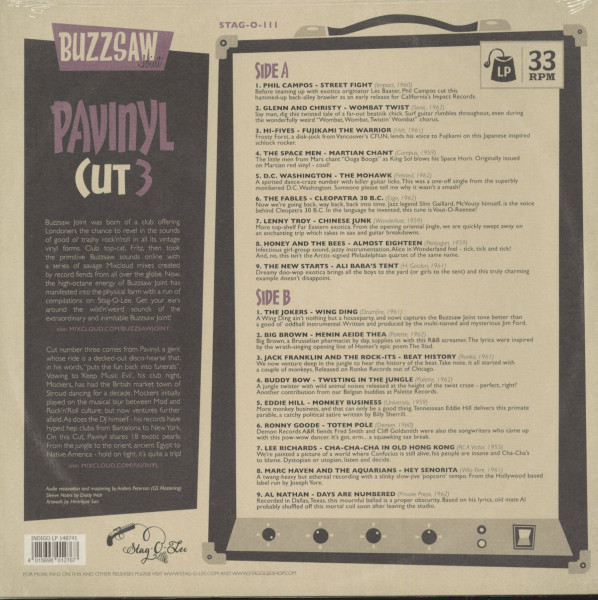 Buzzsaw Joint - Pavinyl Cut 3 (LP)