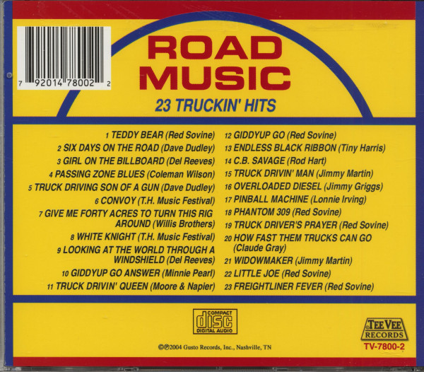 Road Music - 23 Truckin' Hits (CD)