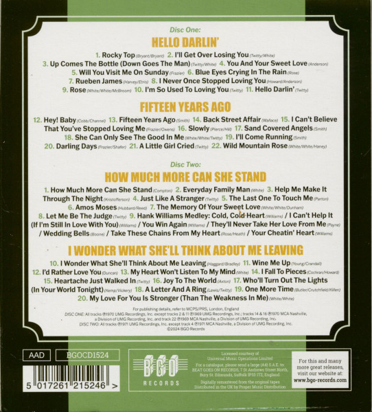 Hello Darlin'...Four Albums (2-CD)