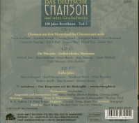 Preview: Teil 1 - Das deutsche Chanson 3CD Preview: Teil 1 - Das deutsche Chanson 3CD
