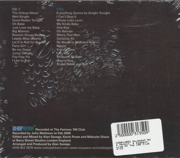 Honkin' & Stompin' Live At The 100 Club (2-CD)