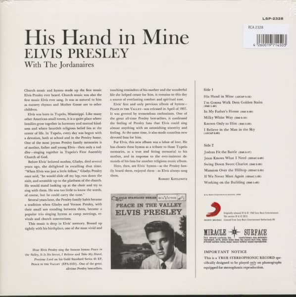His Hand In Mine (LP, 180g Vinyl, Ltd.)