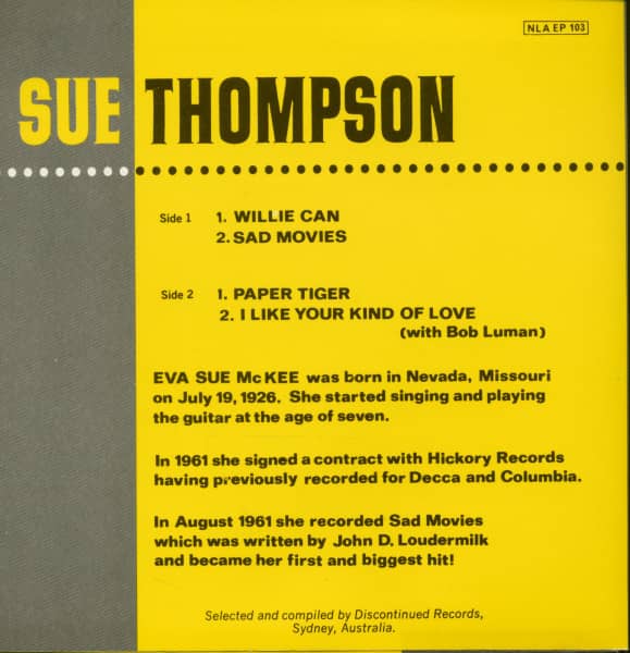 Sad Movies - Australian EP Series (7inch EP, 45rpm, CS)