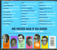 Preview: We Never Had It So Good - A Tribute To British Rock'n'Roll (CD) Preview: We Never Had It So Good - A Tribute To British Rock'n'Roll (CD)