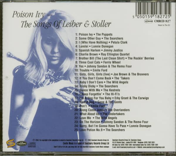 Poison Ivy - The Songs Of Leiber & Stoller (CD)