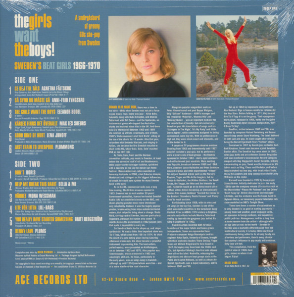 The Girls Want The Boys! Sweden's Beat Girls 1966-1970 (LP, White Vinyl)