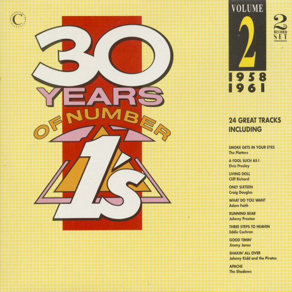 30 Years Of Number 1's, Vol.2, 1958-1961 (2-LP) 30 Years Of Number 1's, Vol.2, 1958-1961 (2-LP)