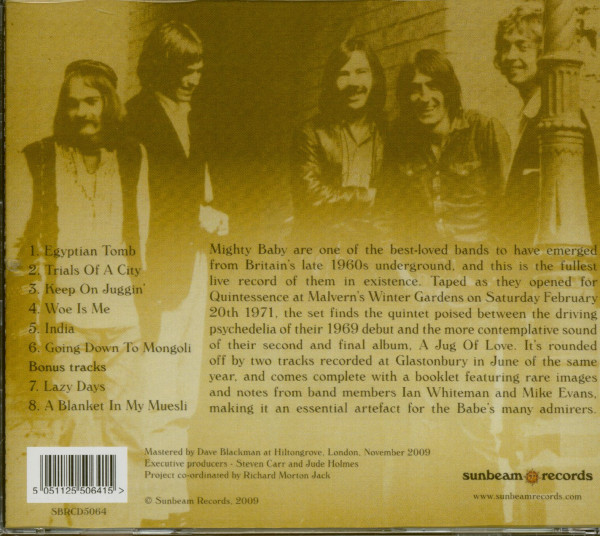 Tasting The Life - Live 1971 (CD)