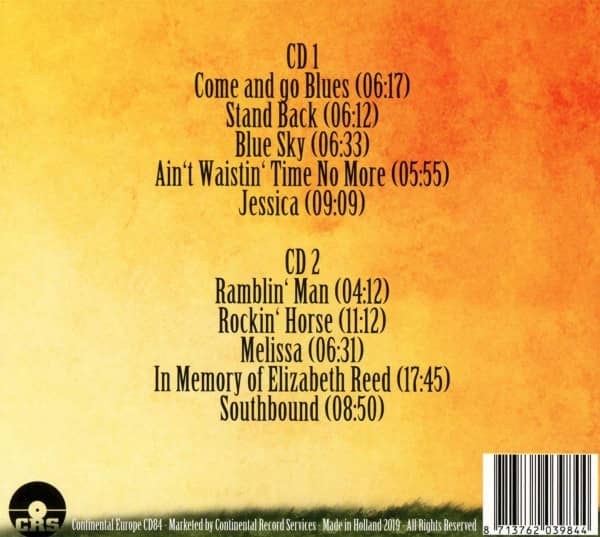 Plays The Allman Brothers Band (2-CD)