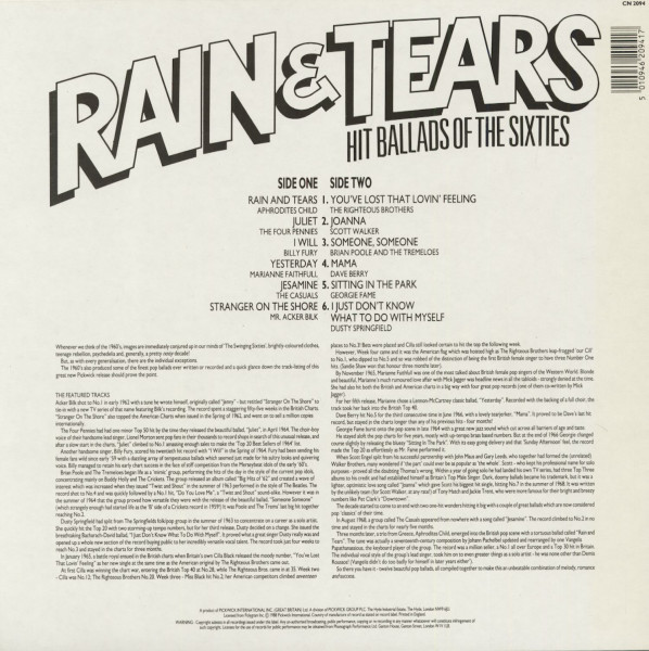 Rain And Tears - Hit Ballads Of The Sixties (LP)