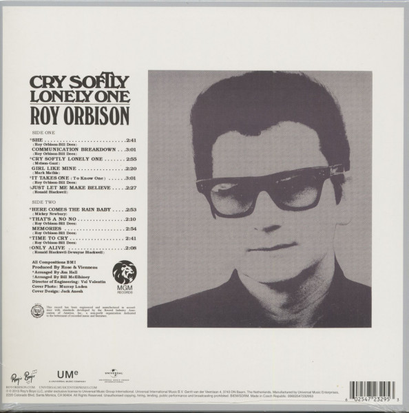 Cry Softly Lonely One (LP)