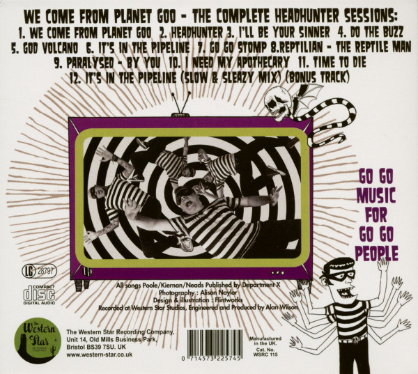 We Come From Planet Goo - The Complete Headhunter Sessions (CD)