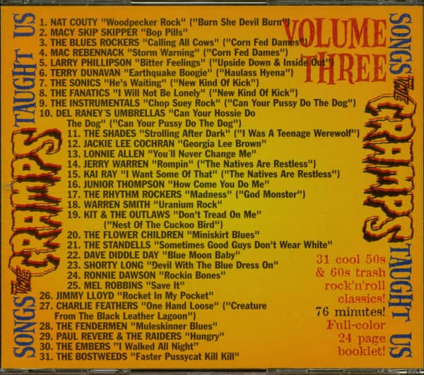 Songs The Cramps Taught Us, Vol.3 (CD)