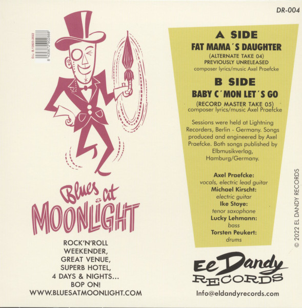 Fat Mama's Daughter - Baby C'mon Let's Go (7inch, 45rpm)