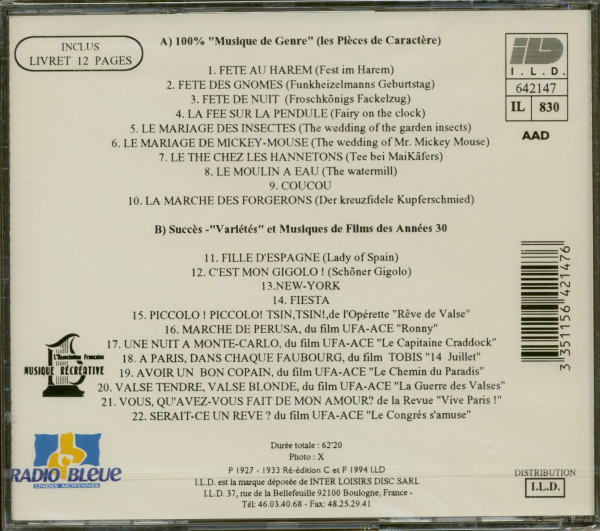 Le "Maestro" De La Musique Légère (CD)