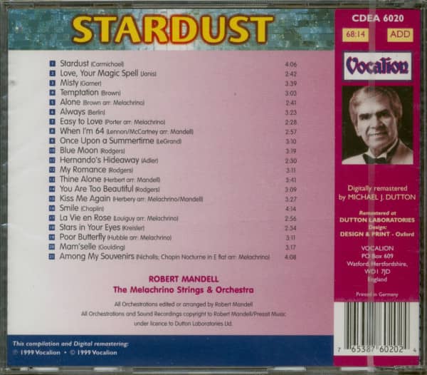 Stardust - The Melachino Strings And Orchestra (CD)