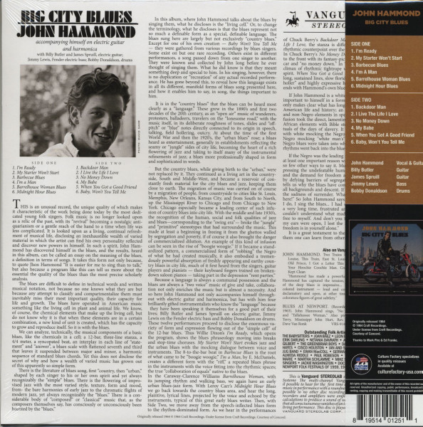 Big City Blues (LP, colored Vinyl)