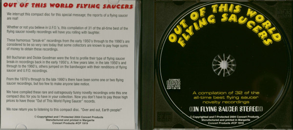 Out Of This World Flying Saucers (CD)