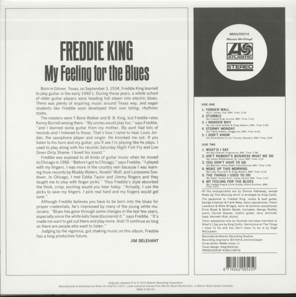 My Feeling For The Blues (LP, 180g Vinyl)