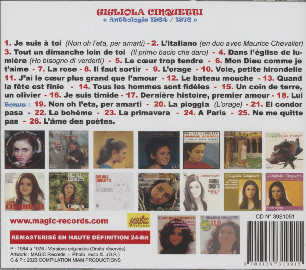 Anthologie 1964 - 1976 (CD)