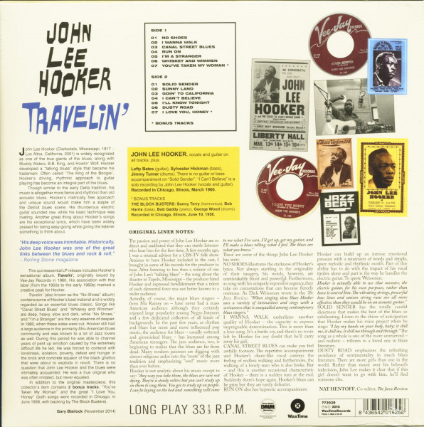 Travelin' (LP, 180g Vinyl, Ltd.)