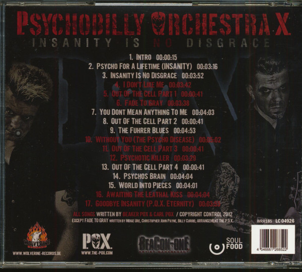 Insanity Is No Disgrace (CD)