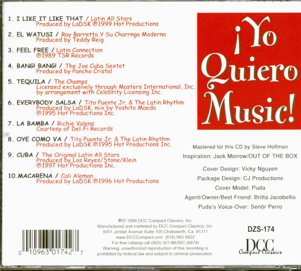 Yo Quiero Music (CD)