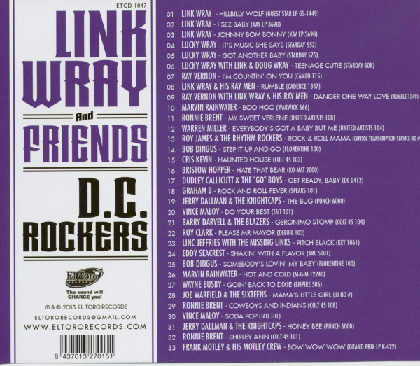 Link Wray & Friends: D.C. Rockers