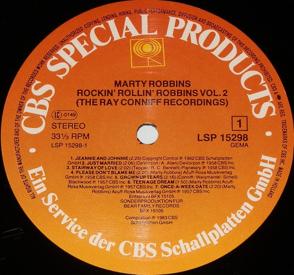 Rockin' Rollin' Robbins Vol.2 (LP)