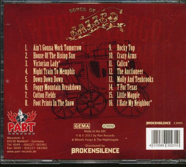 Songs Of Calico (CD)