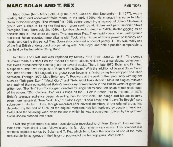 20th Century Boy (CD)