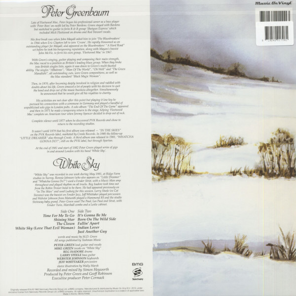 White Sky (LP, 180g Vinyl)