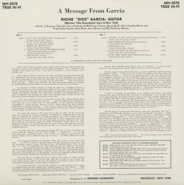 Message From Garica (LP)