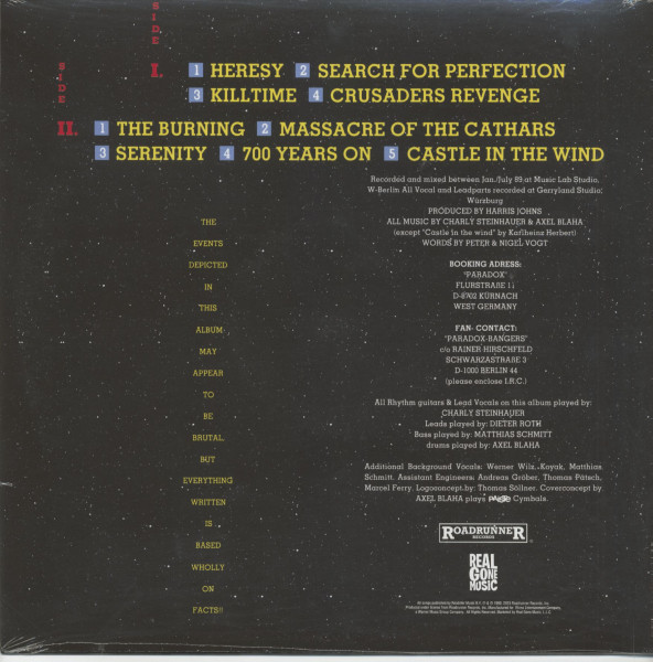 Heresy (LP, colored Vinyl, Ltd.)
