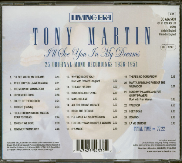 I'll See You In My Dreams (CD)