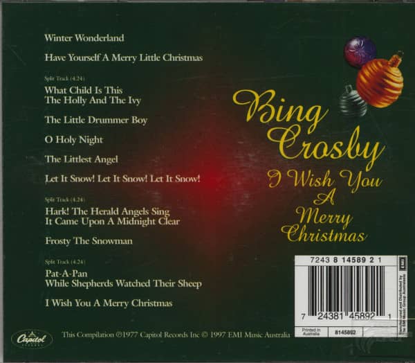 I Wish You A Merry Christmas (CD)