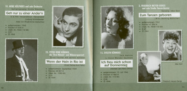 Sinfonie der Sterne, 40er Jahre