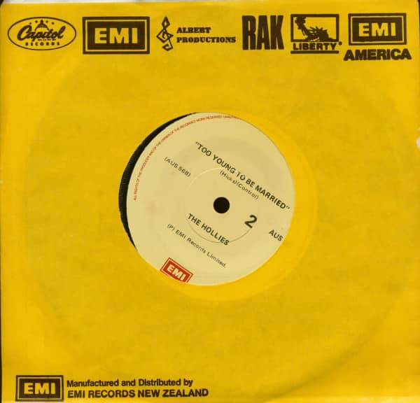 I've Been A Bad Bad Boy - Too Young To Be Married (7inch, 45rpm, SC)