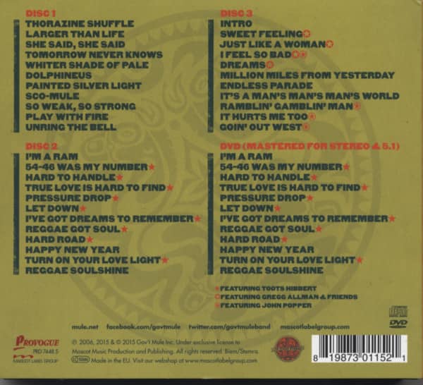 Dub Side Of The Mule (3-CD - 1-DVD)