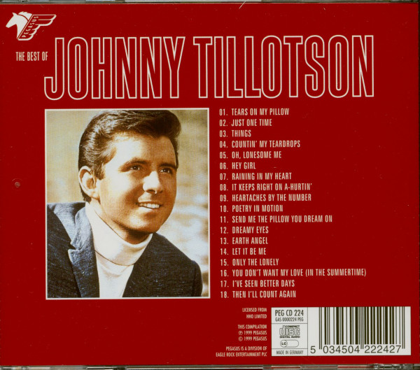 The Best Of Johnny Tillotson (CD)