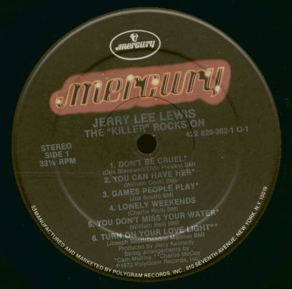 The Killer Rocks On (LP)