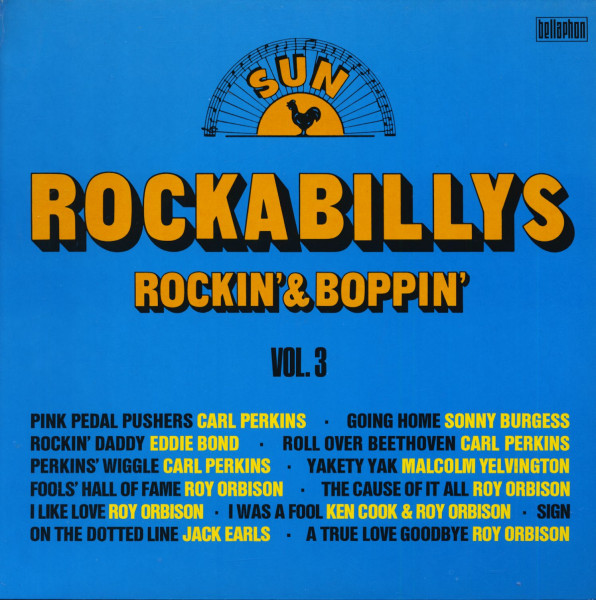 Sun Rockabillys Vol.3 - Rockin' & Boppin' (LP) Sun Rockabillys Vol.3 - Rockin' & Boppin' (LP)