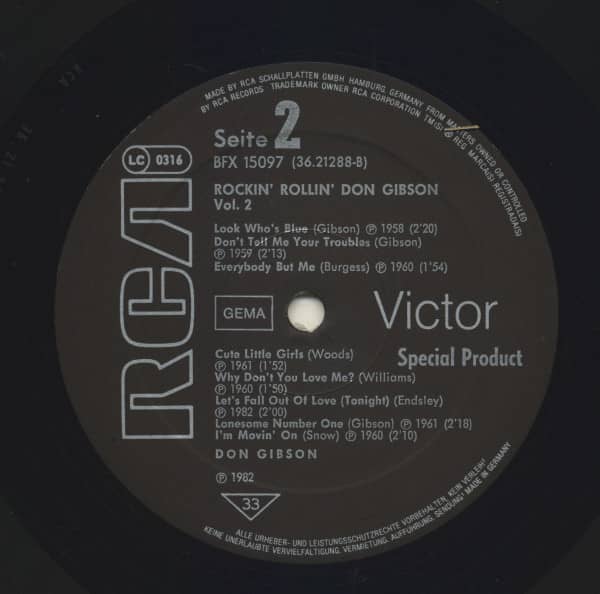 Rockin' Rollin' Gibson - Vol. 2 (LP)