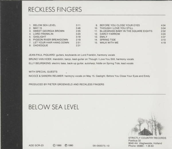 Below Sea Level (CD)
