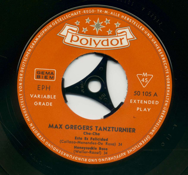 Max Gregers Tanz Turnier - Cha-Cha & Twist (7inch, 45rpm, EP, PS)