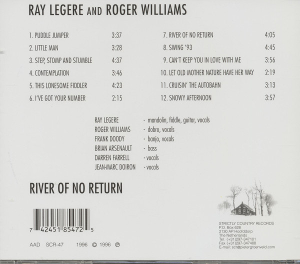River Of No Return (CD)