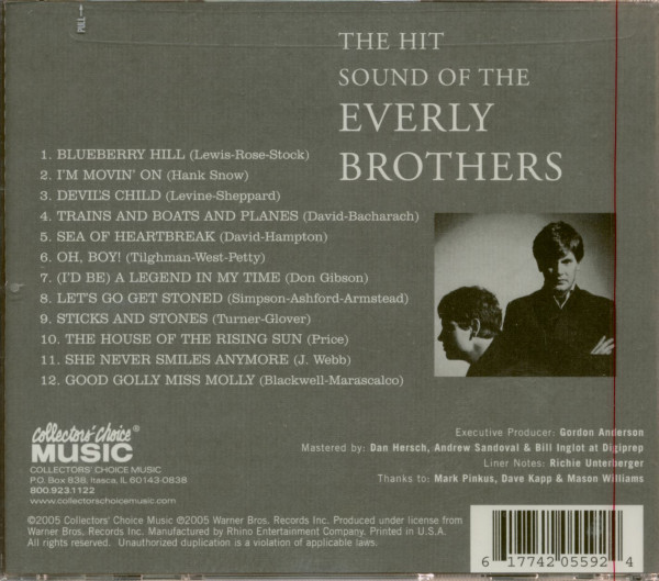 The Hit Sound Of The Everly Brothers (CD)